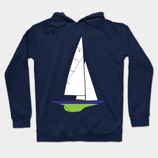 Dragon Class Sailboat Hoodie